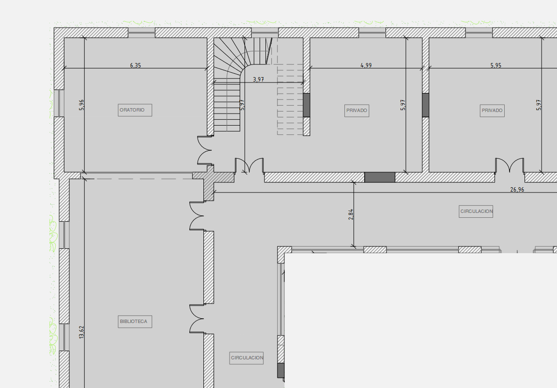 Planta Baja Oratorio / Biblioteca