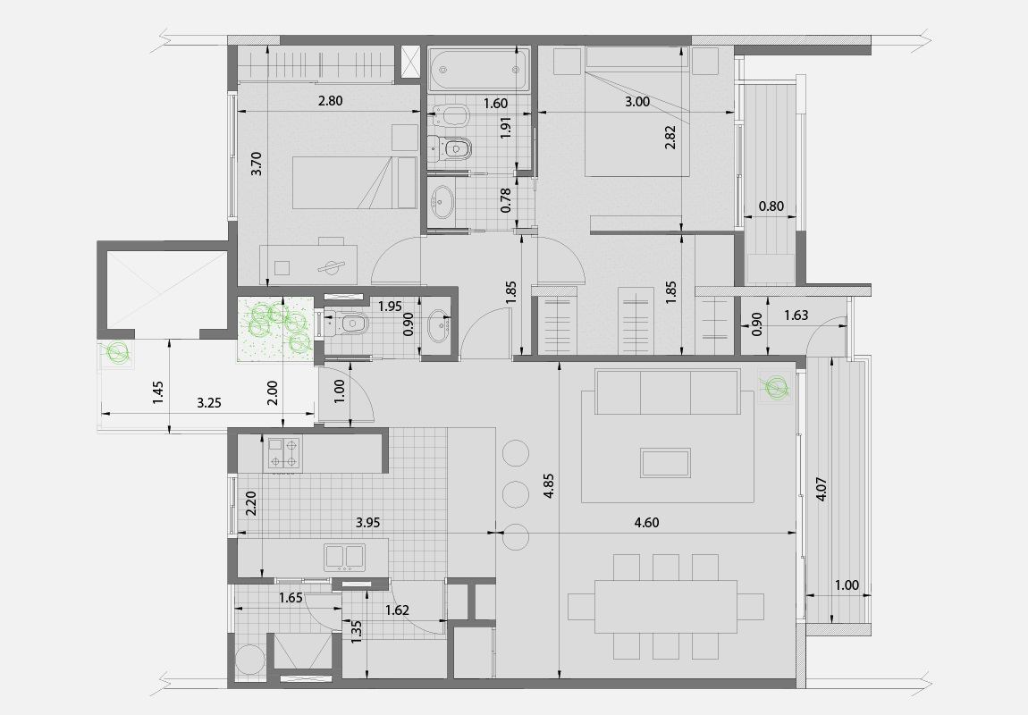 Piso 1° a 5° Dto. A